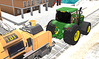 Treintrekkende tractor