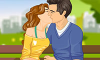 Park Bench Kissing