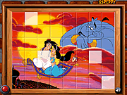 Sort My Tiles Aladdin and Jasmine