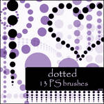 dotted brushes