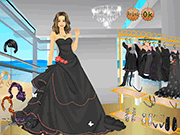 Lady in Black Dressup