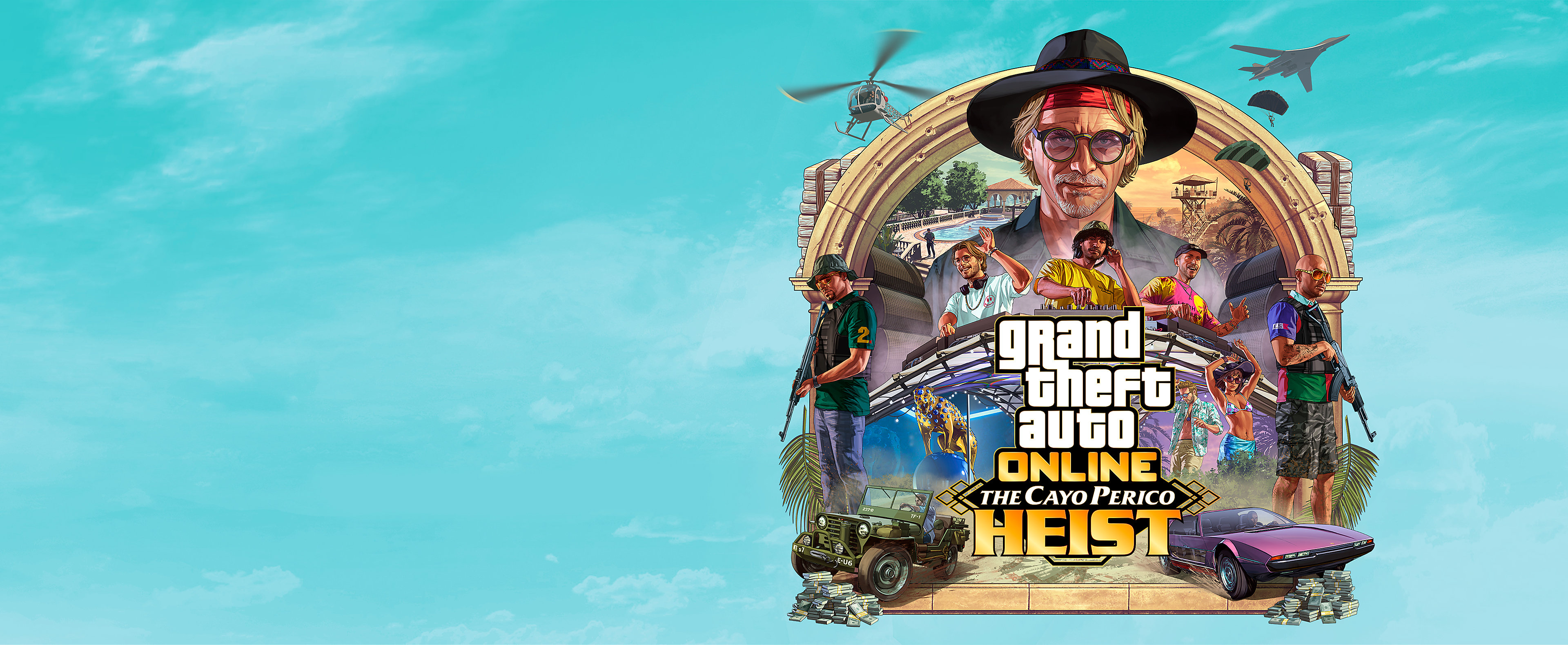 Grand Theft Auto Online: The Cayo Perico Heist - Key Art