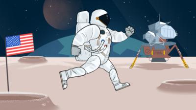 CBBC - Quick Play: The Man on the Moon game