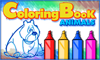 Coloring Book Animals 