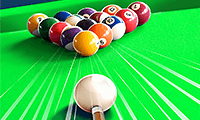 Billard-Duell: 8-Ball-Poolbillard