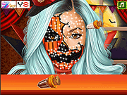 Kylie Jenner Halloween Face Art