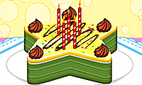 Decoração do Bolo de Frutas