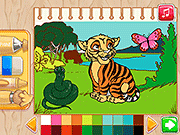 Color Me Jungle Animals