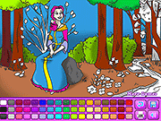 Forest Princess Coloring