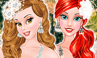 Princesses: Double Boho Wedding - Dress Up Game