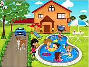 Kids Swimming Pool Decor