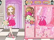 Pink Bride Dress Up