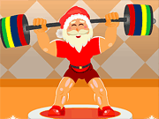 Santa Claus Weightlifter