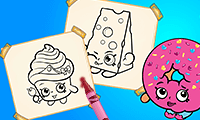 Coloring Book: Shopkins