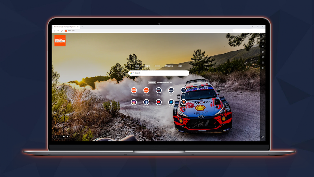 Google homepage extension launched for WRC fans!