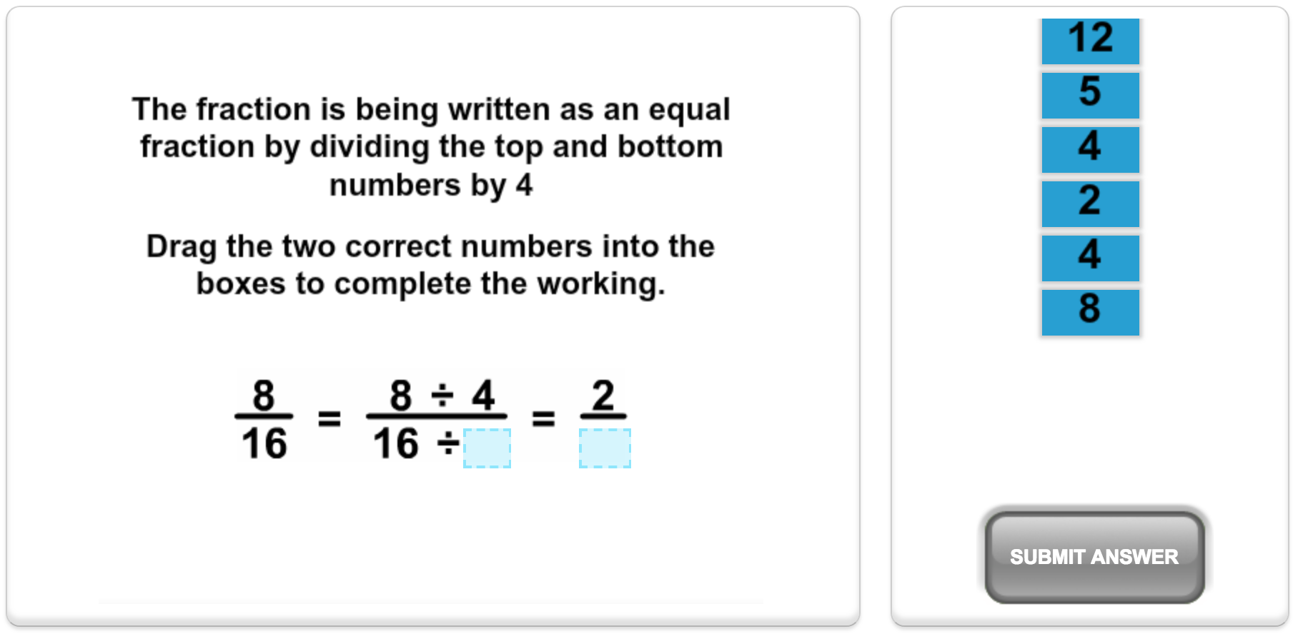 Mangahigh maths quiz