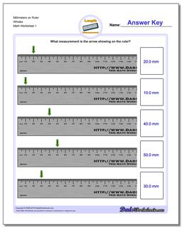Metric Measurement Worksheet