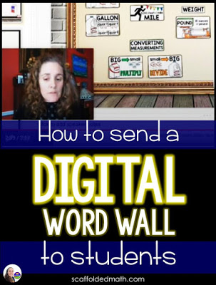 In this post, you will learn exactly how to send a digital word wall to students. The steps are super simple. You will be able to edit your digital word wall and those edits will magically appear on the word wall shared with students. Cool! Here is a short video tutorial: