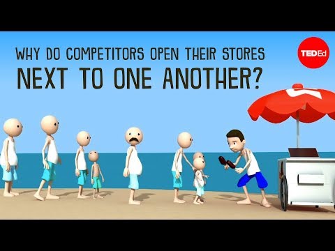Video image: Why do competitors open their stores next to one another? - Jac de Haan