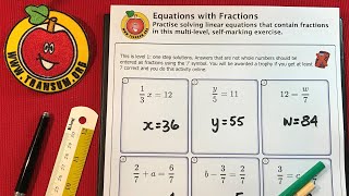 Equations with Fractions video
