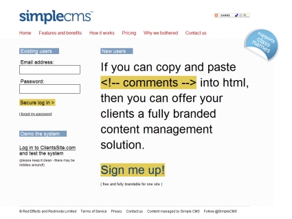 Simple CMS