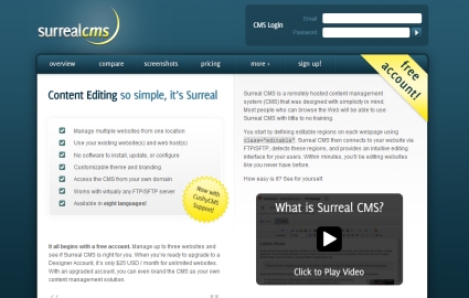 Surreal CMS