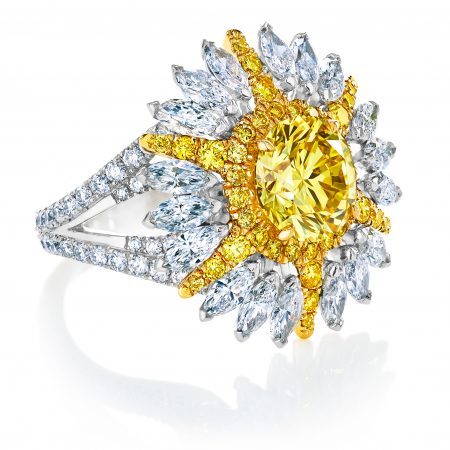 Yellow De Beers Jewellers Diamond Legend Ring