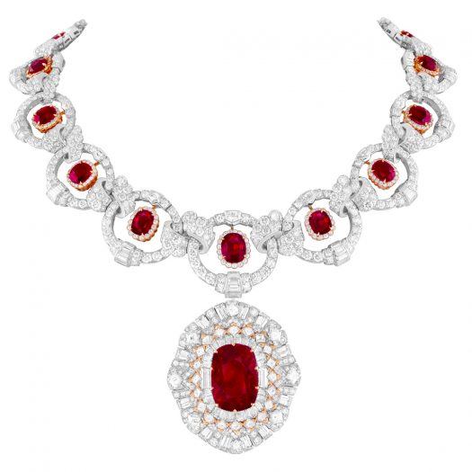 Van Cleef & Arpels-Rubis Flamboyant Transformable Necklace and Ring