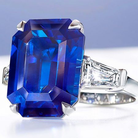14 Carat Sapphire & Diamond Ring