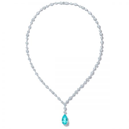 Tiffany & Co. Blue Cuprian Pendant Necklace