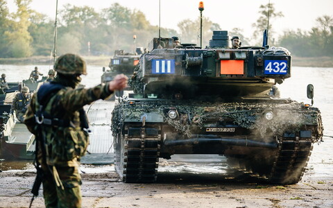 Saksamaal toodetud tank Leopard 2