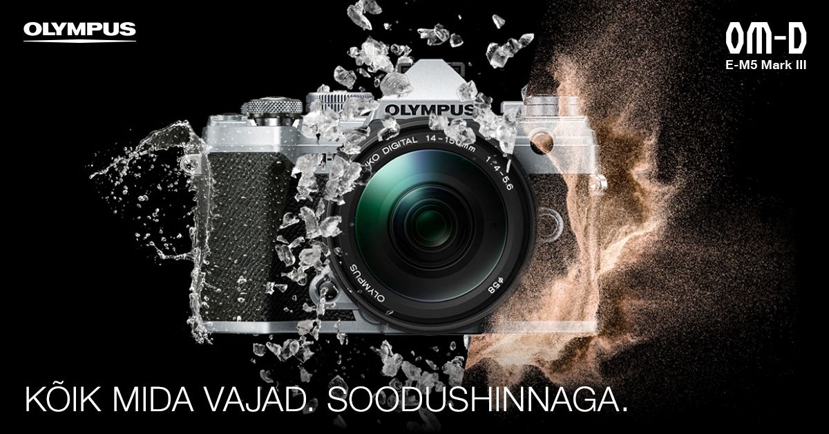 Olympus OM-D E-M5 Mark III on 100-150€ soodsam + kingitus!