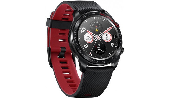 Huawei Honor Watch Magic, must/punane