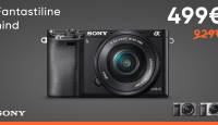Sony a6000 +16-50mm Kit on nüüd müügil fantastilise talvehinnaga