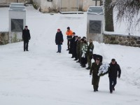 Vabadussõjas langenute mälestuspäeval Otepää Vabadussamba juures. Foto: Monika Otrokova