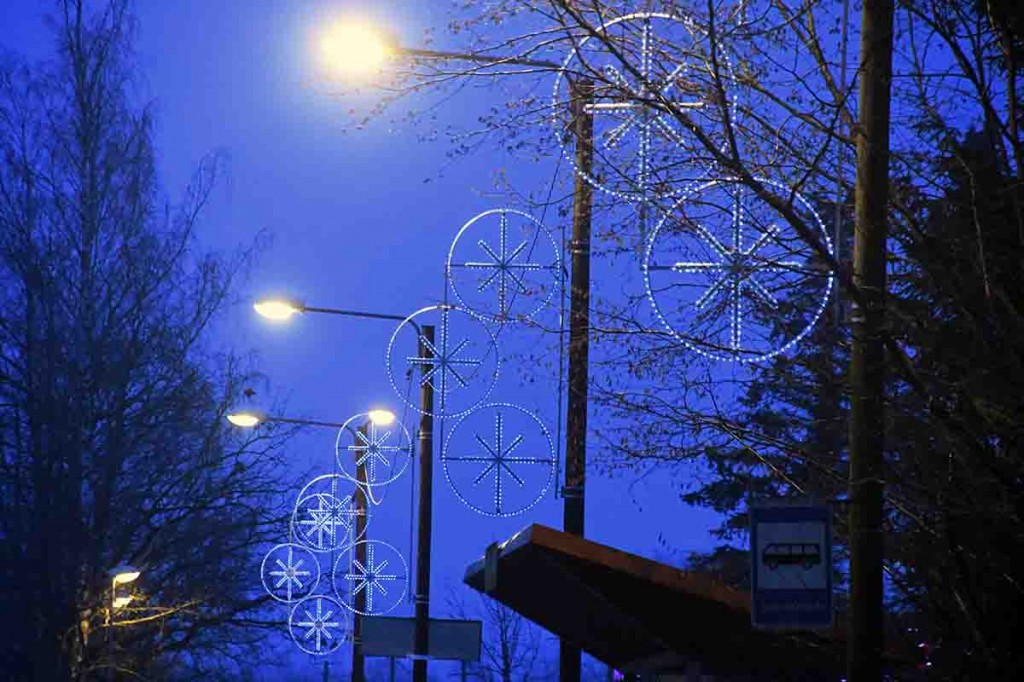 Jõuluehtes Sindi. Foto Urmas Saard