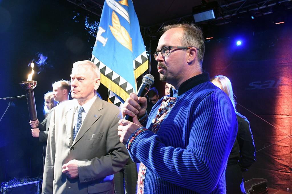Mälestustuli on jõudnud Jüri kirikumõisa parki Foto Urmas Saard