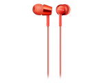 In-ear headphones with microphone Sony MDREX155-red