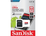 Memory card SANDISK Ultra 64GB microSDXC+SD