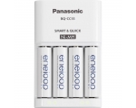 Power battery PANASONIC Eneloop 4xAA (1,5h) 1900mAh Charger BQ-CC55E