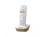 Phone PANASONIC KXTG1611FXJ wireless, DECT, white/beež