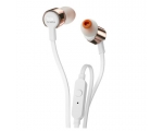 In-ear headphones JBL T210-white/gold