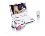 Portable DVD player LENCO DVP-910PR - rose