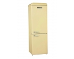 Retro refrigerator SCHNEIDER SCB 250 V2 SC, shiny cream