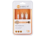 Stereo Cabel QNECT 3,5mm male - 2xRCA male 1,5m