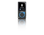 MP3 player with bluetooth  LENCO Xemio 768: 8GB - black/blue