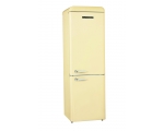 Retro refrigerator SCHNEIDER SCB 300 V2 C, mat cream