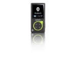 MP3 player with bluetooth  LENCO Xemio 768: 8GB - black/green