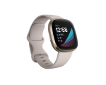 Smart watch  FITBIT Sense, natural white/gold