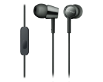 In-ear headphones with microphone Sony MDREX155-black